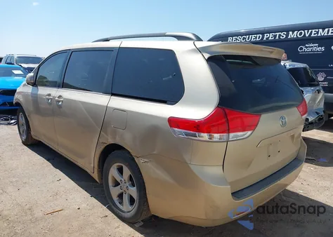 2012 Toyota Sienna Le V6 8 Passenger из США, поврежденный, VIN 5TDKK3DC6CS265791